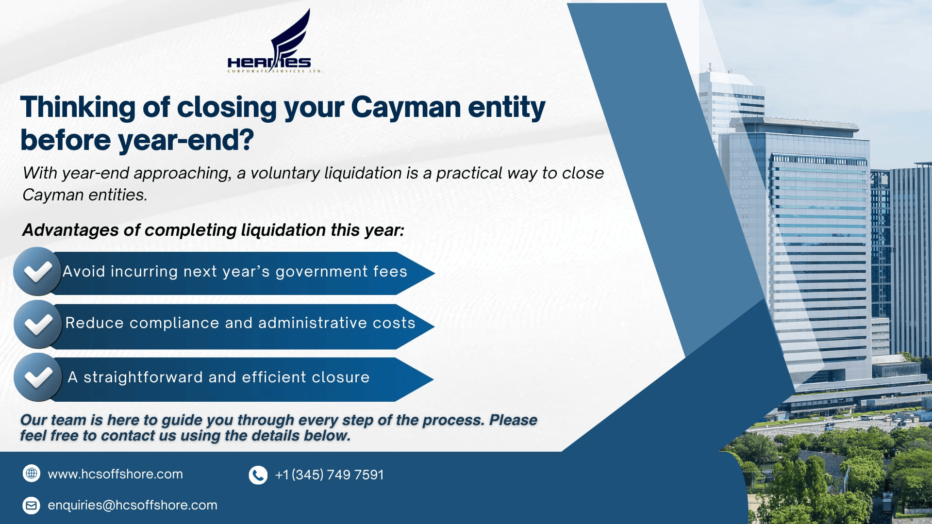 Striking-Off & Liquidation Services in Cayman Islands & BVI